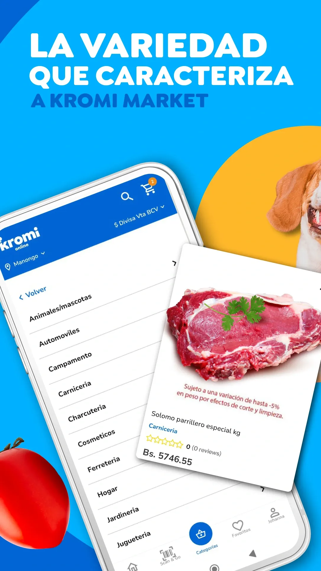 Imagen oficial de Kromi en Google Play: categorías y ficha de producto
