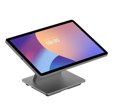 Terminal POS táctil sobre soporte de escritorio
